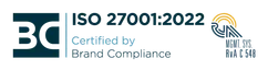 ISO 27001:2022 certified by Brand Compliance (RvA C 548)